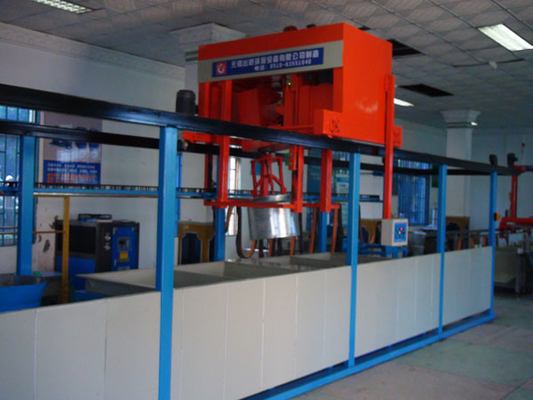 خط پوشش اتوماتیک بشکه تغذیه دقیق سریع و راحت کنترل PLC آویزان OEM