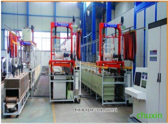 کنترل PLC خط تولید آبکاری بشکه ای آویزان